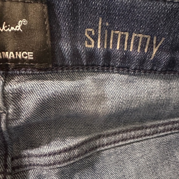 7 For All Mankind Men's Dark Blue Luxe Performance Slimmy Jeans size 32 - Picture 4 of 15
